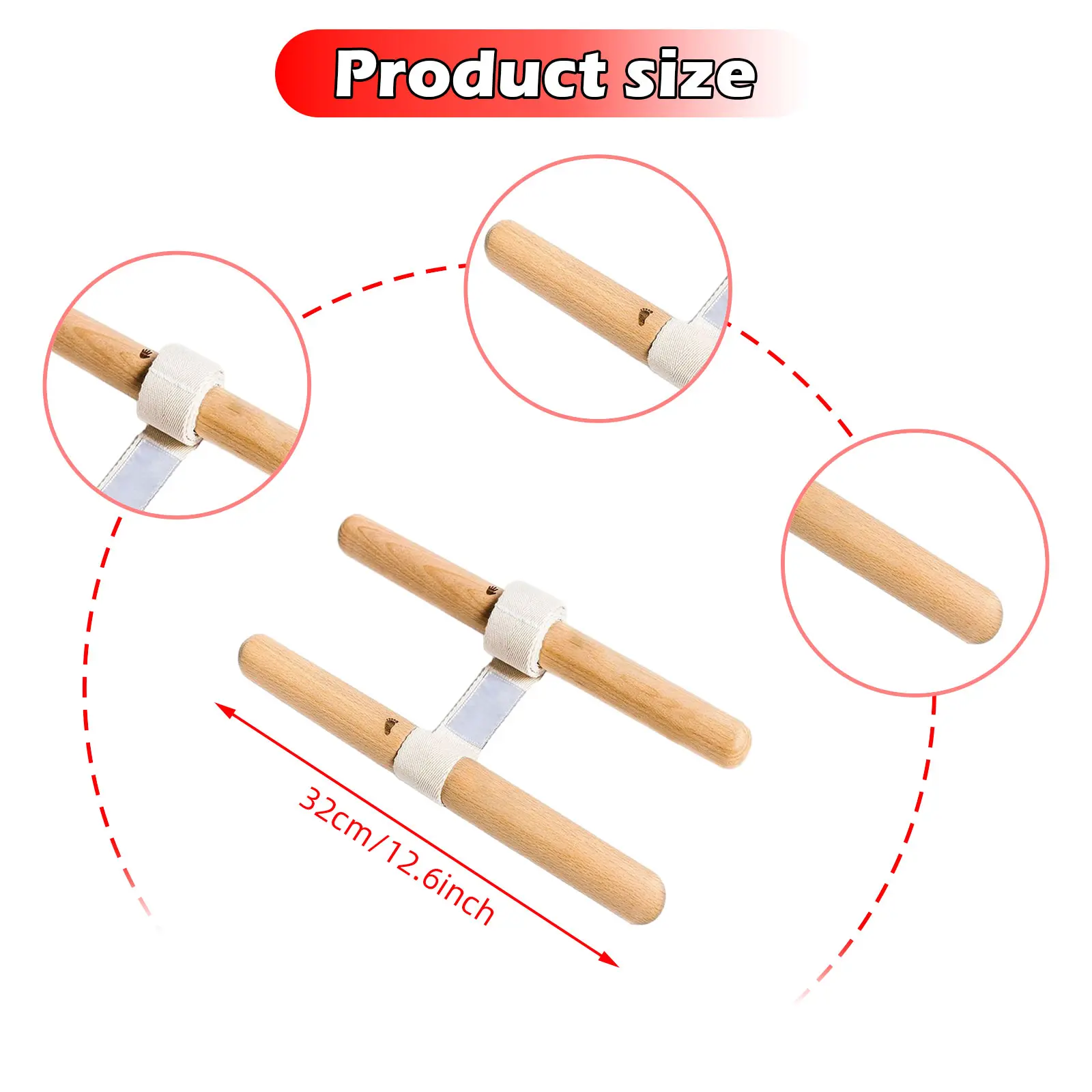 Premium Stretching Strap for Yoga Pilates & Home Workouts Adjustable Fitness Band Flexibility Training Physical Therapy Leg