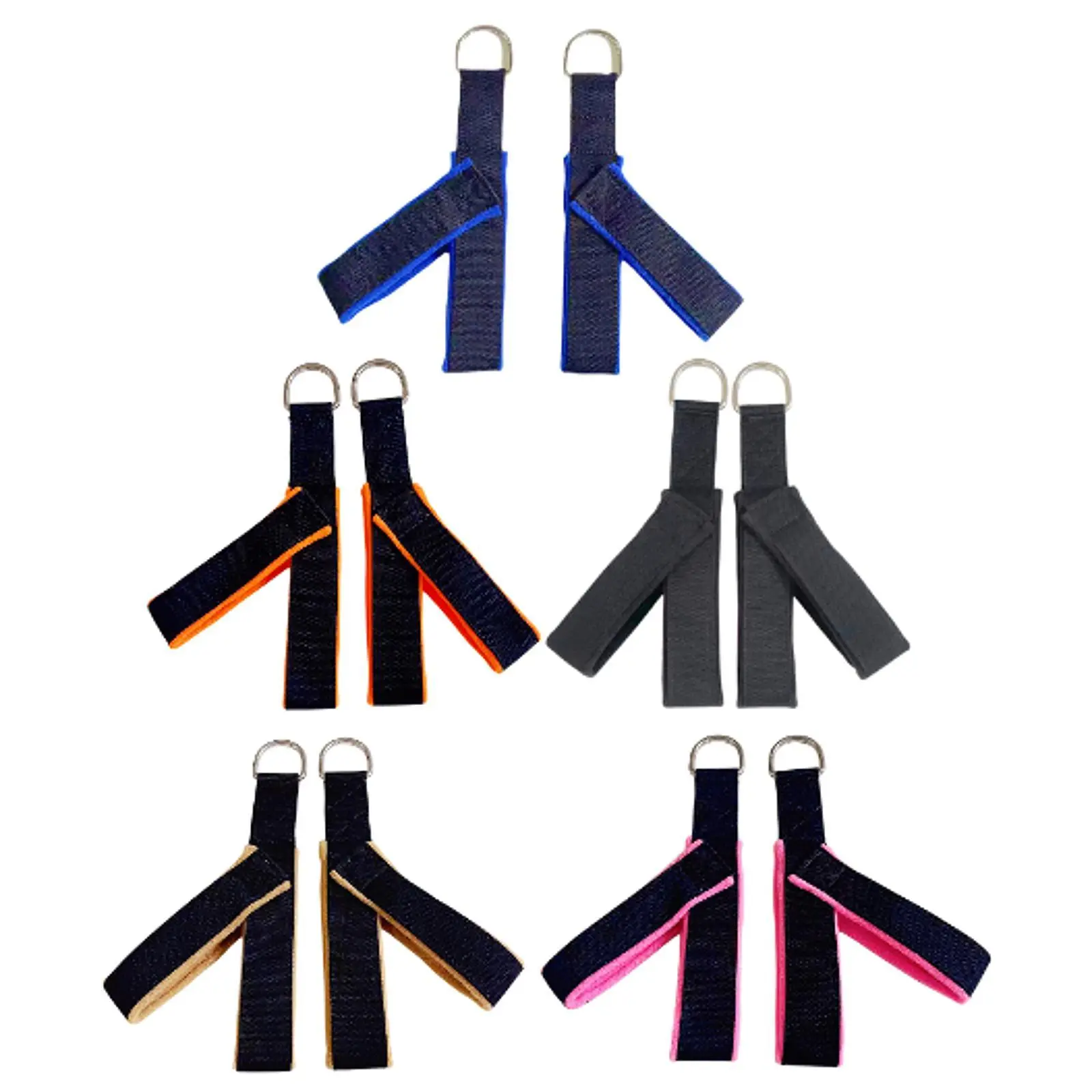 Set of 2 Fitness Straps, Reformer Straps And Footstraps for Home Use