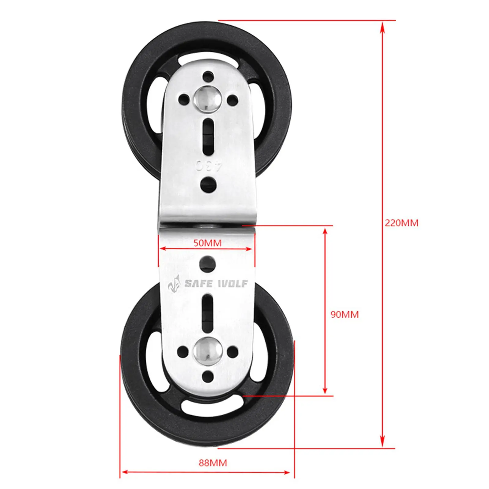 Weight Gym Cable Machine Double Pulley Wheel Shoulder Workout Fitness