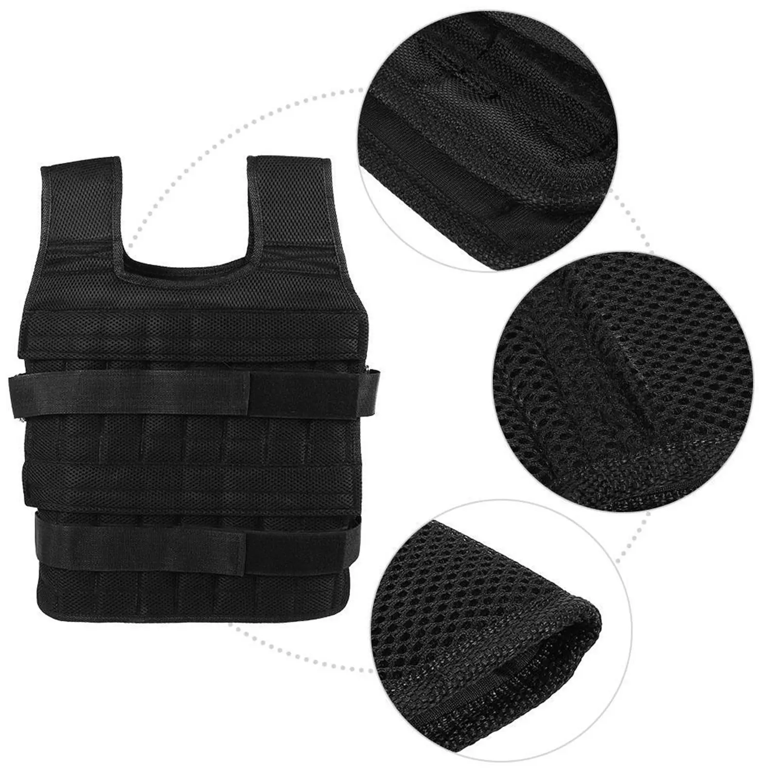 Professional Adjustable Weighted Vest Neoprene Adjustable Weight Breathable