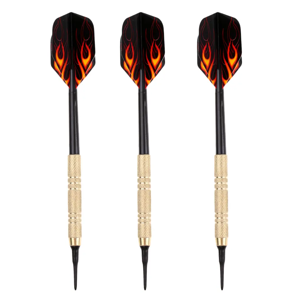 Portable Double-sided Dart Board Bulls-Eye Game with 6 Brass Darts for Club Pub Professional Safety Magnetic Dart Board Gift