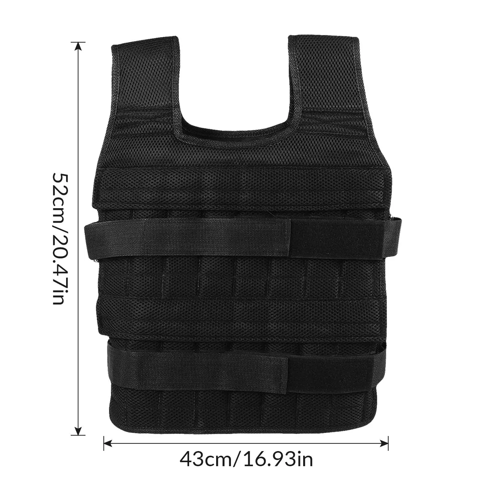Professional Adjustable Weighted Vest Neoprene Adjustable Weight Breathable
