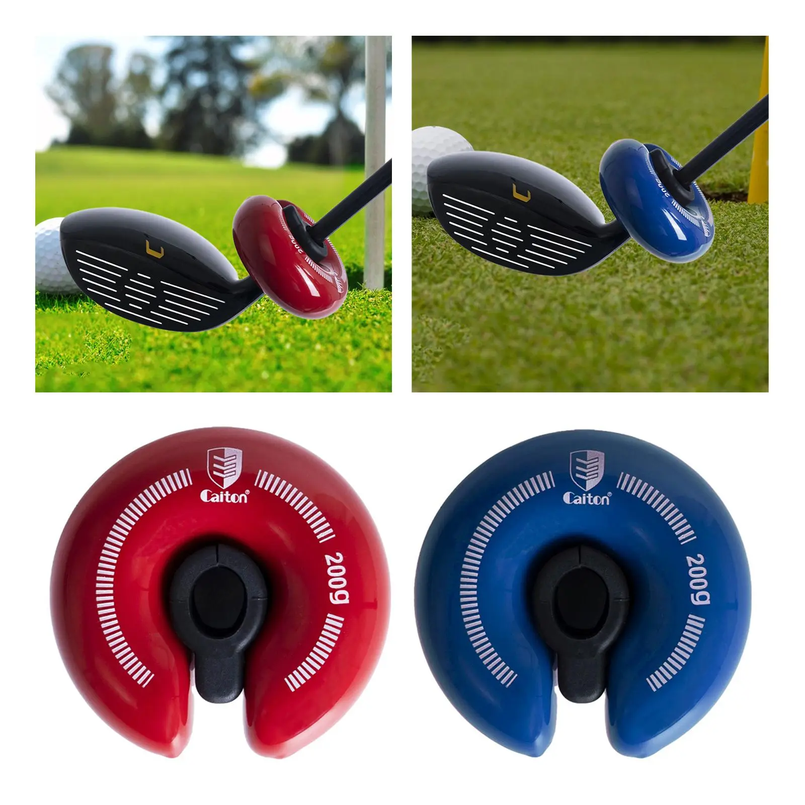 Golf Weighted Swing Ring Golf Weight Ring Golf Club Warm up Weight Power Swing Ring for Golfer Warm up Practice Training