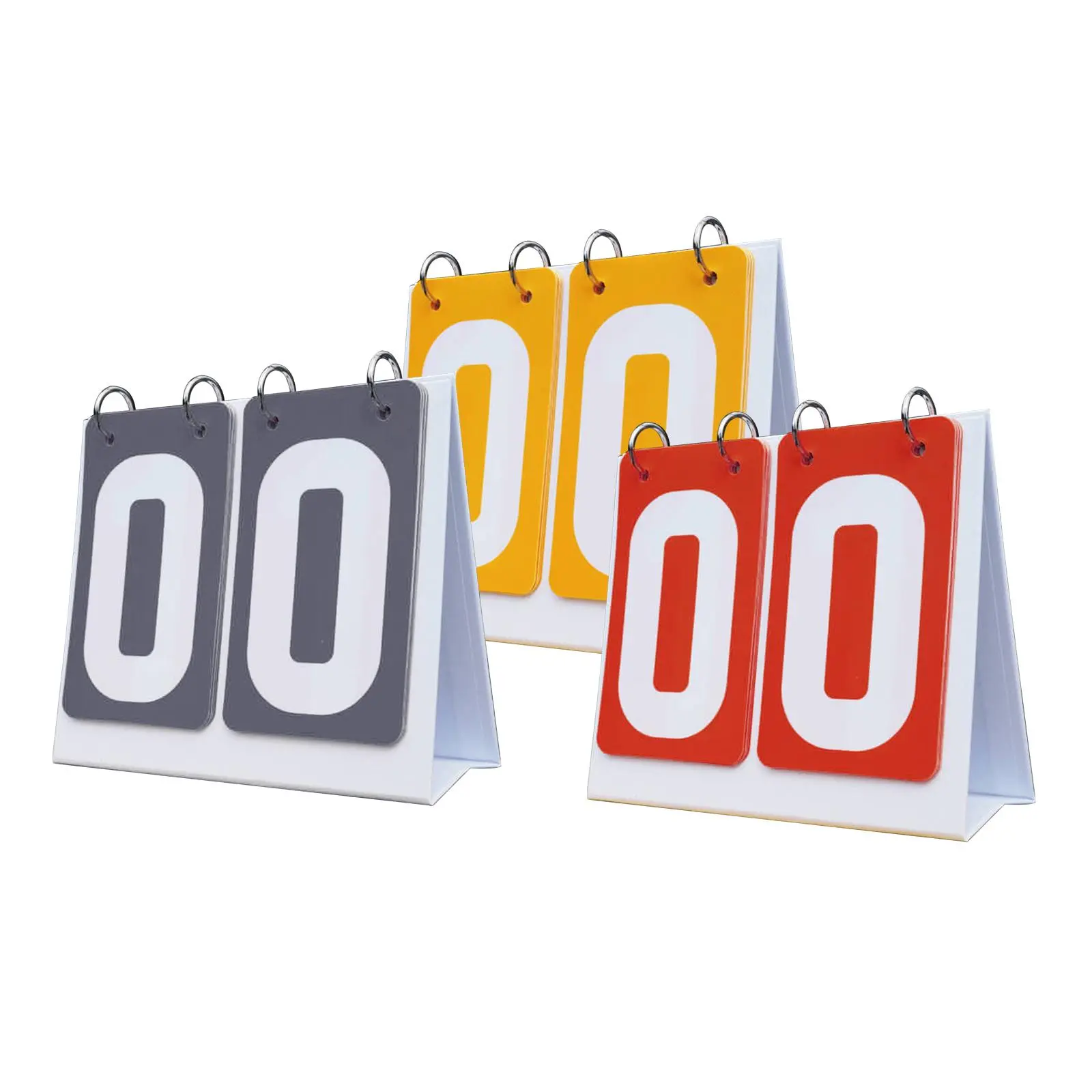 Sports Scoreboard 2 Digit Scoring Board Scorekeeper Table Score Flipper for Soccer Team Games Basketball Outdoor Coaches