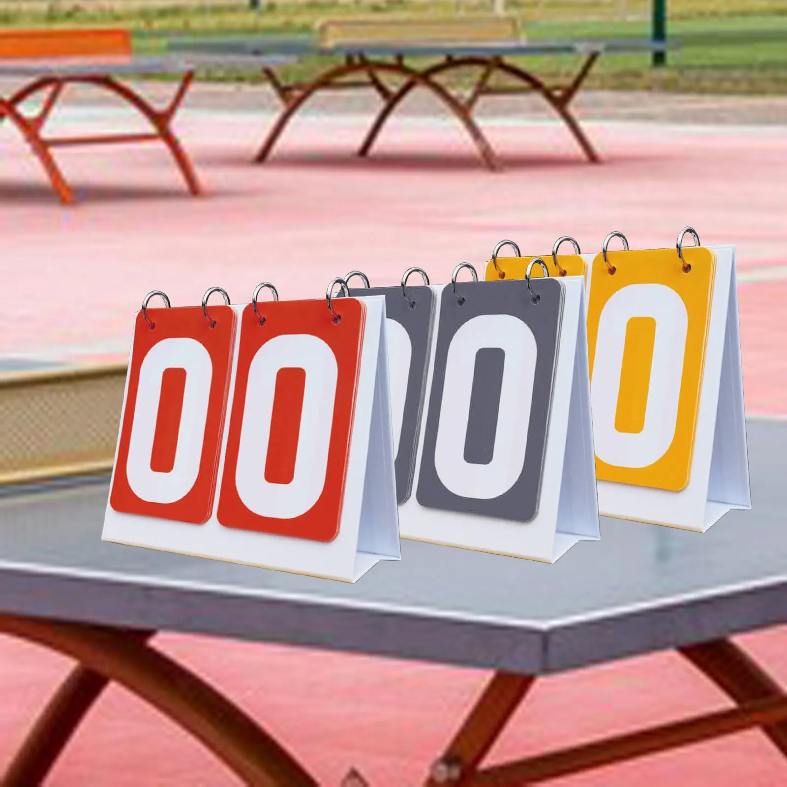 Sports Scoreboard 2 Digit Scoring Board Scorekeeper Table Score Flipper for Soccer Team Games Basketball Outdoor Coaches