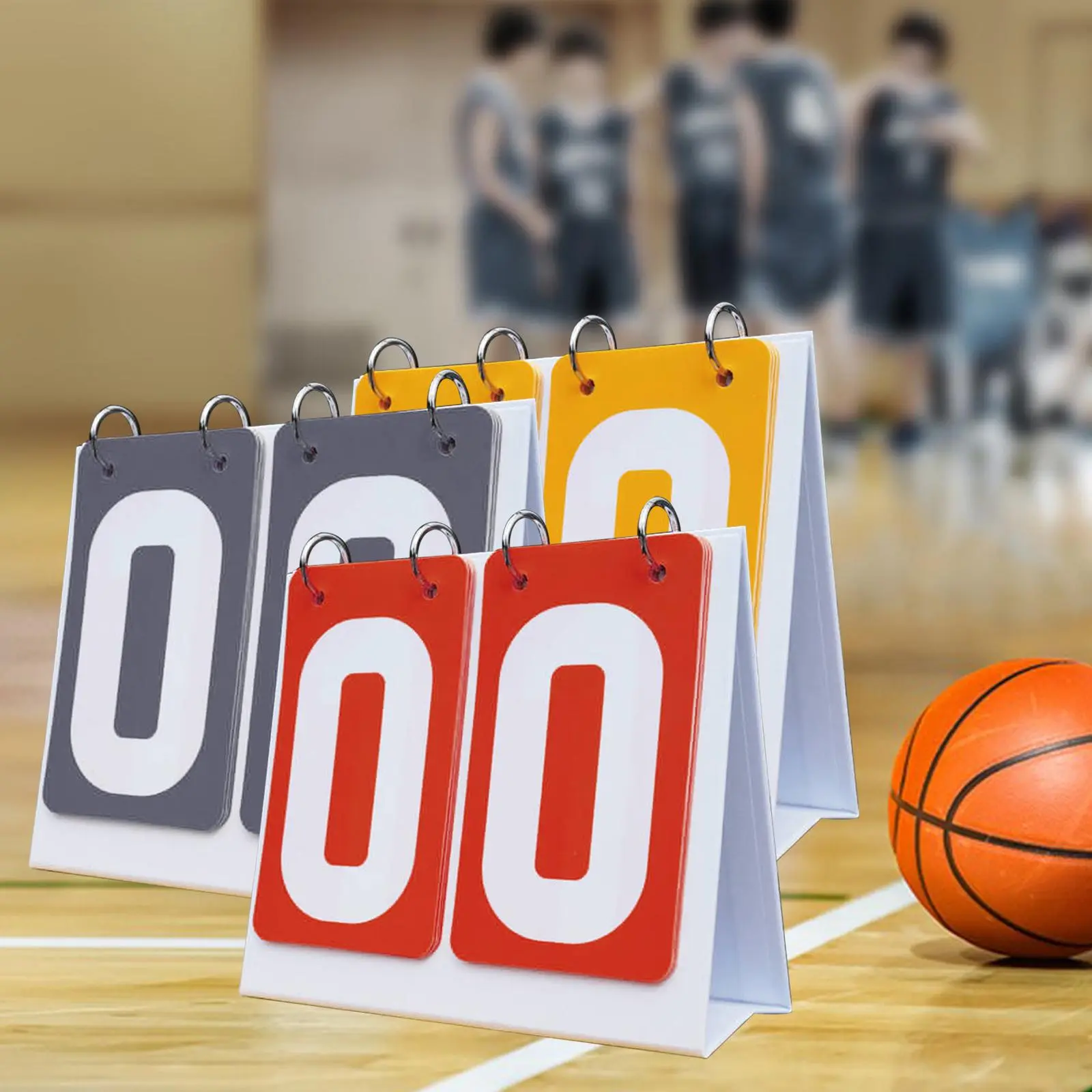 Sports Scoreboard 2 Digit Scoring Board Scorekeeper Table Score Flipper for Soccer Team Games Basketball Outdoor Coaches