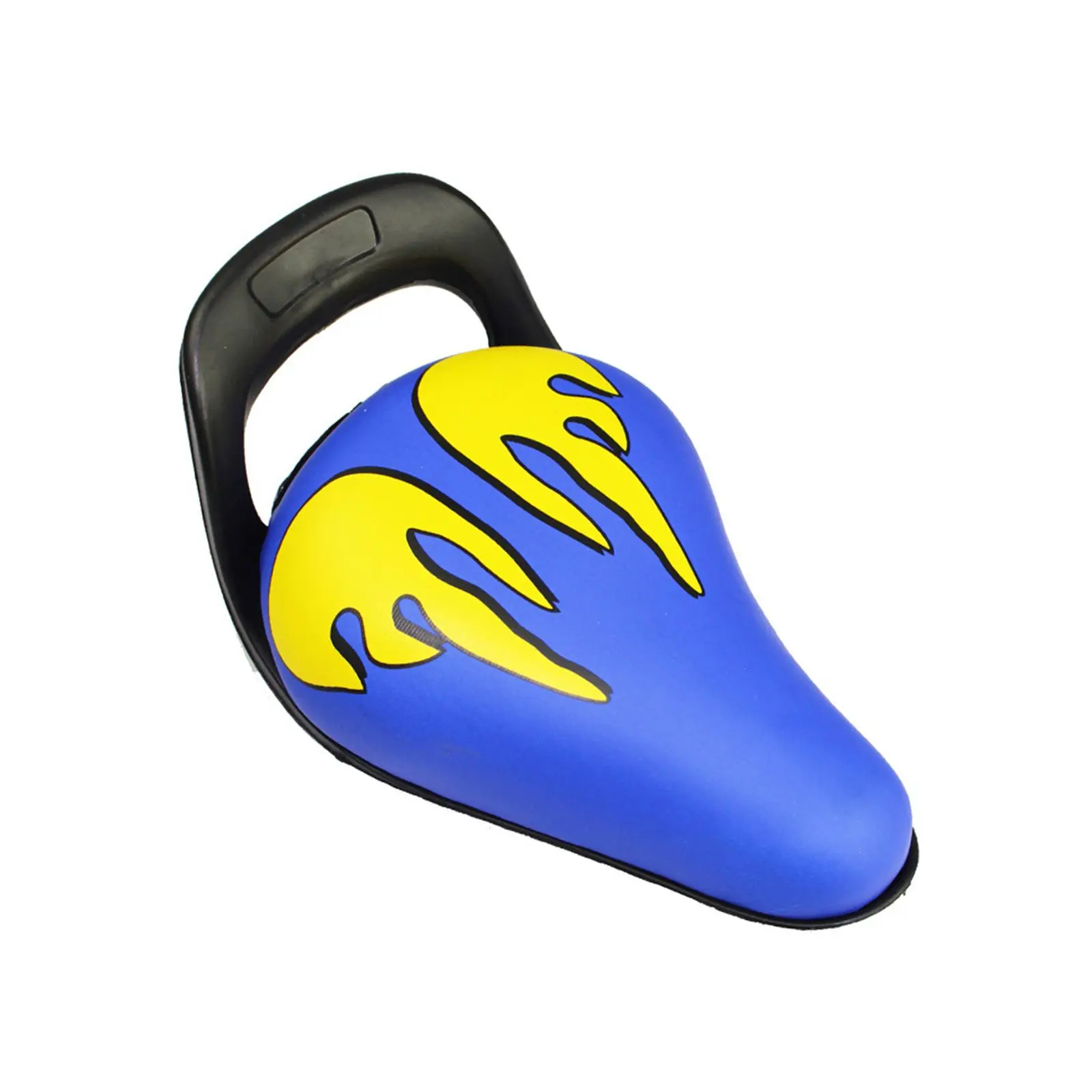 Kids Bike Saddle Comfortable with Handle PU Leather Bike Replacement Saddle Bike