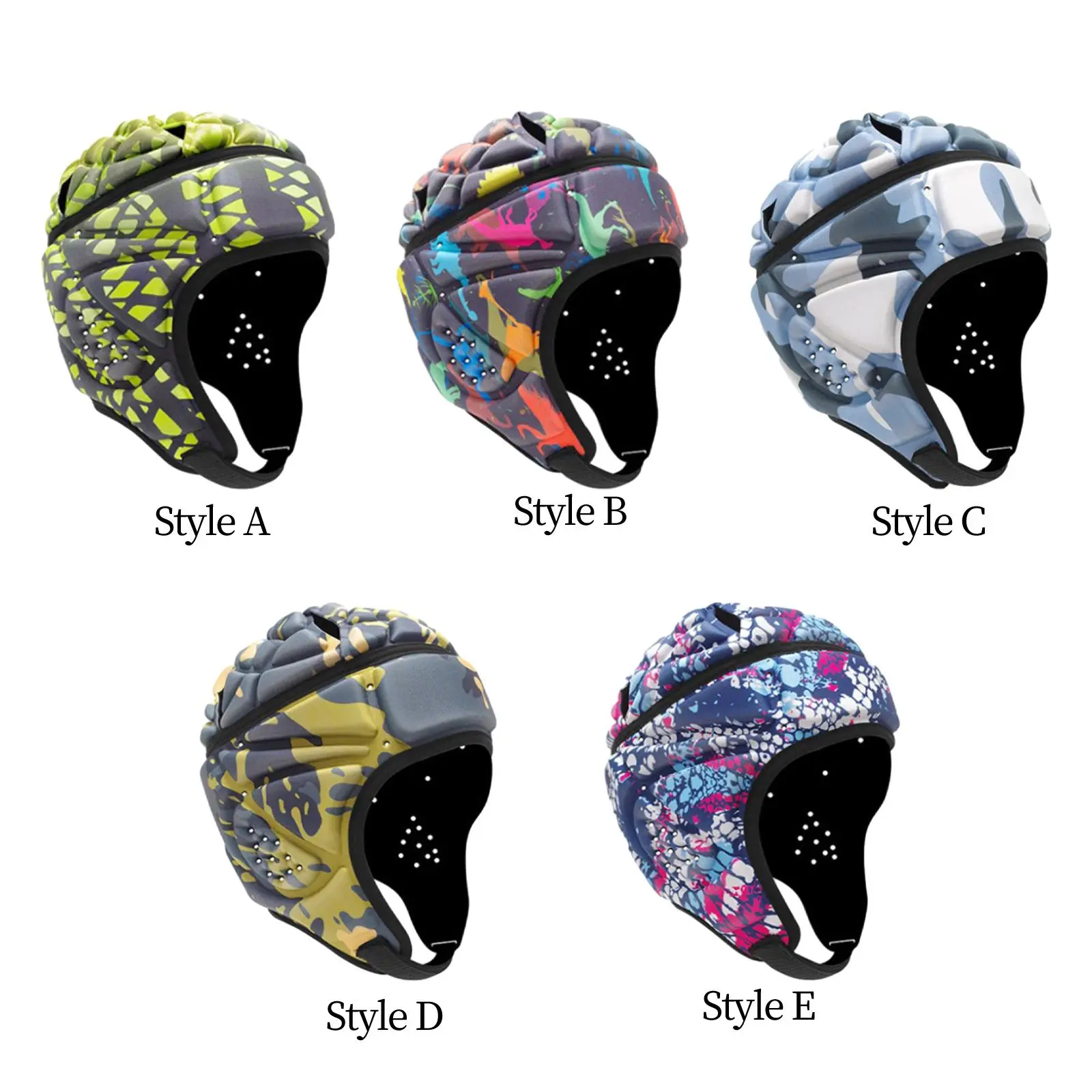 Rugby Helmet Football Helmet Lightweight Scrum Cap Versatile Adults Rugby