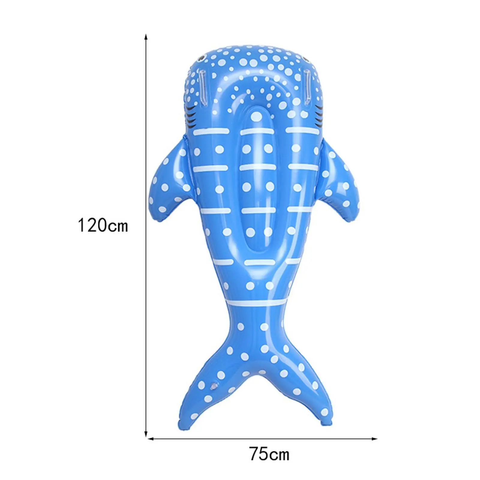 Inflatable Ride-On Whale Pool Float Large Summer Water Toy Lightweight Durable Fun Swimming Raft for Beach Backyard Best Gift