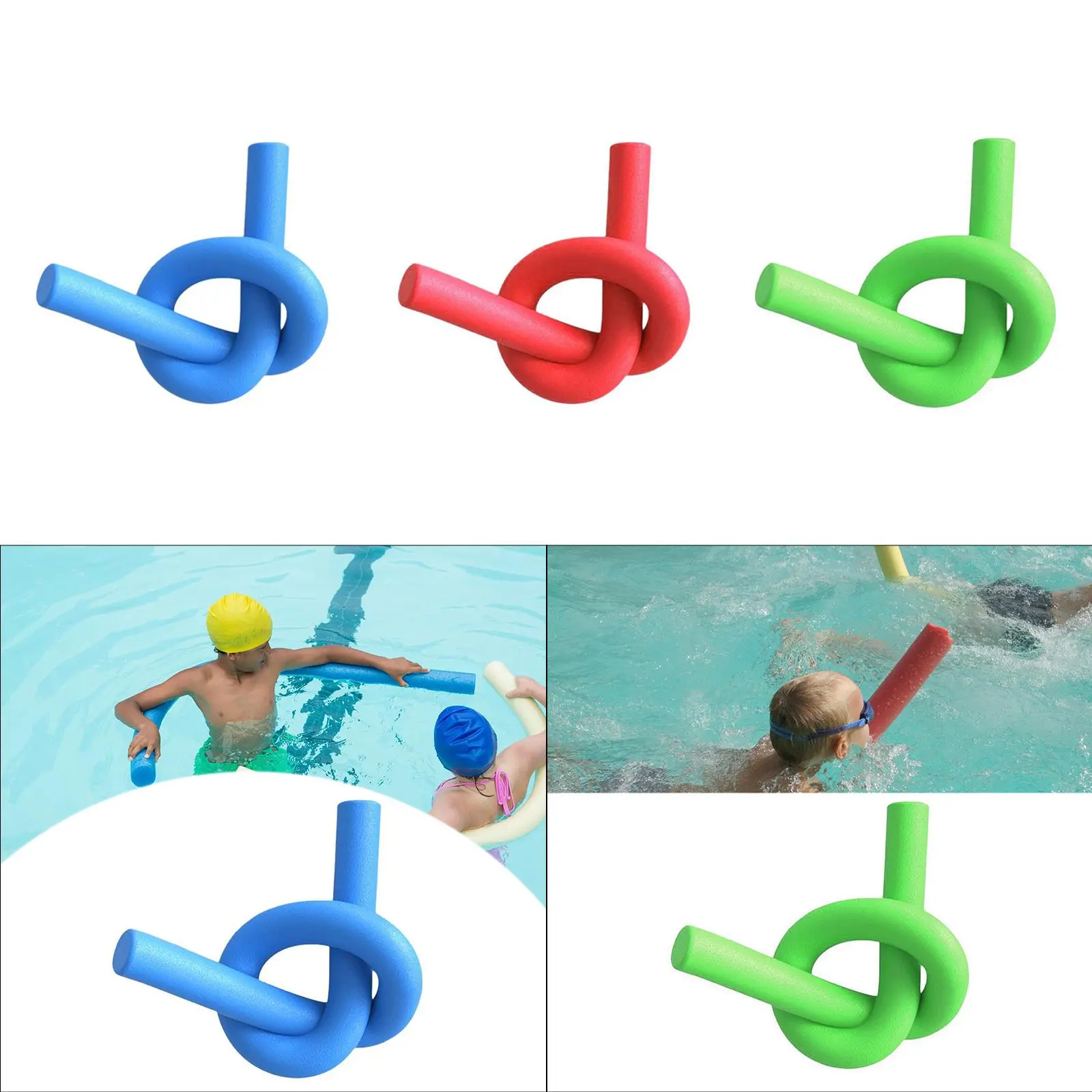 Swimming Pool Noodle Float Swimming Noodle Hollow Tool Training Aid Hollow Swim Stick Solid Core Pearl Foam Rod Party Decoration