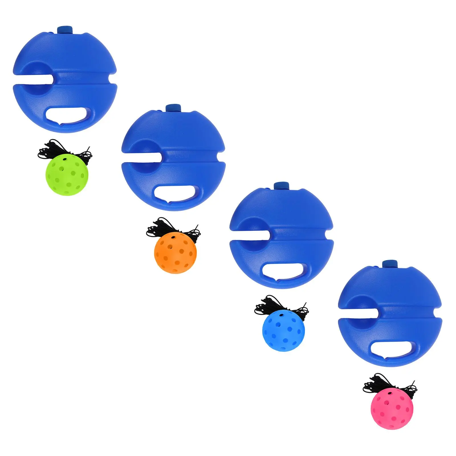 Pickleball Trainer with 40 Holes Pickleball Ball Partner Sparring Device Pickleball Accessories for Sport Single Player Kids