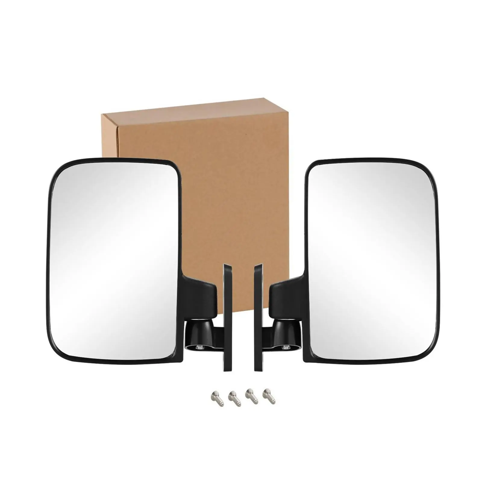 2Pcs Golf Carts Side Mirrors for Ezgo Professional Easy to Install Repair Parts Direct Replaces Golf Carts Rearview Mirror