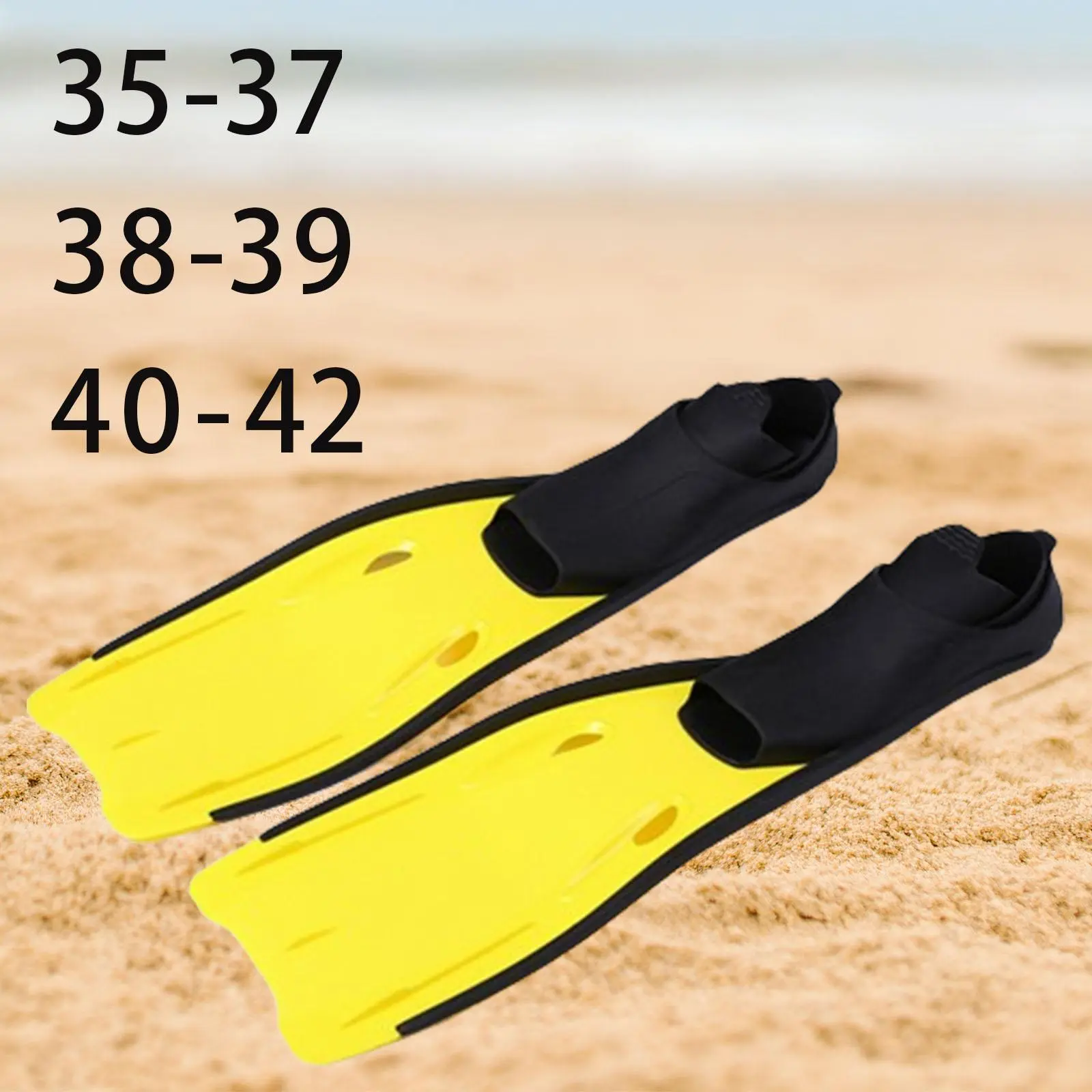 Snorkeling Fins Traveling Comfortable Flippers Scuba Diving Fins for Adult Beginners Juniors Men Women Snorkeling Supplies