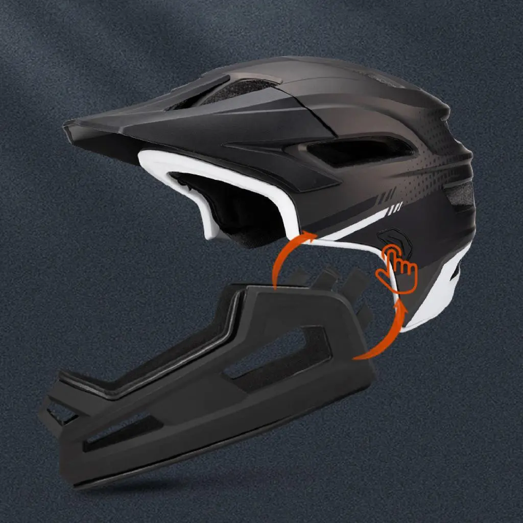 Universal Full Face Bike Helmet Adjustable Helmet Lightweight EPS Foam Protection for Cycling Skateboarding Scooter Ventilated