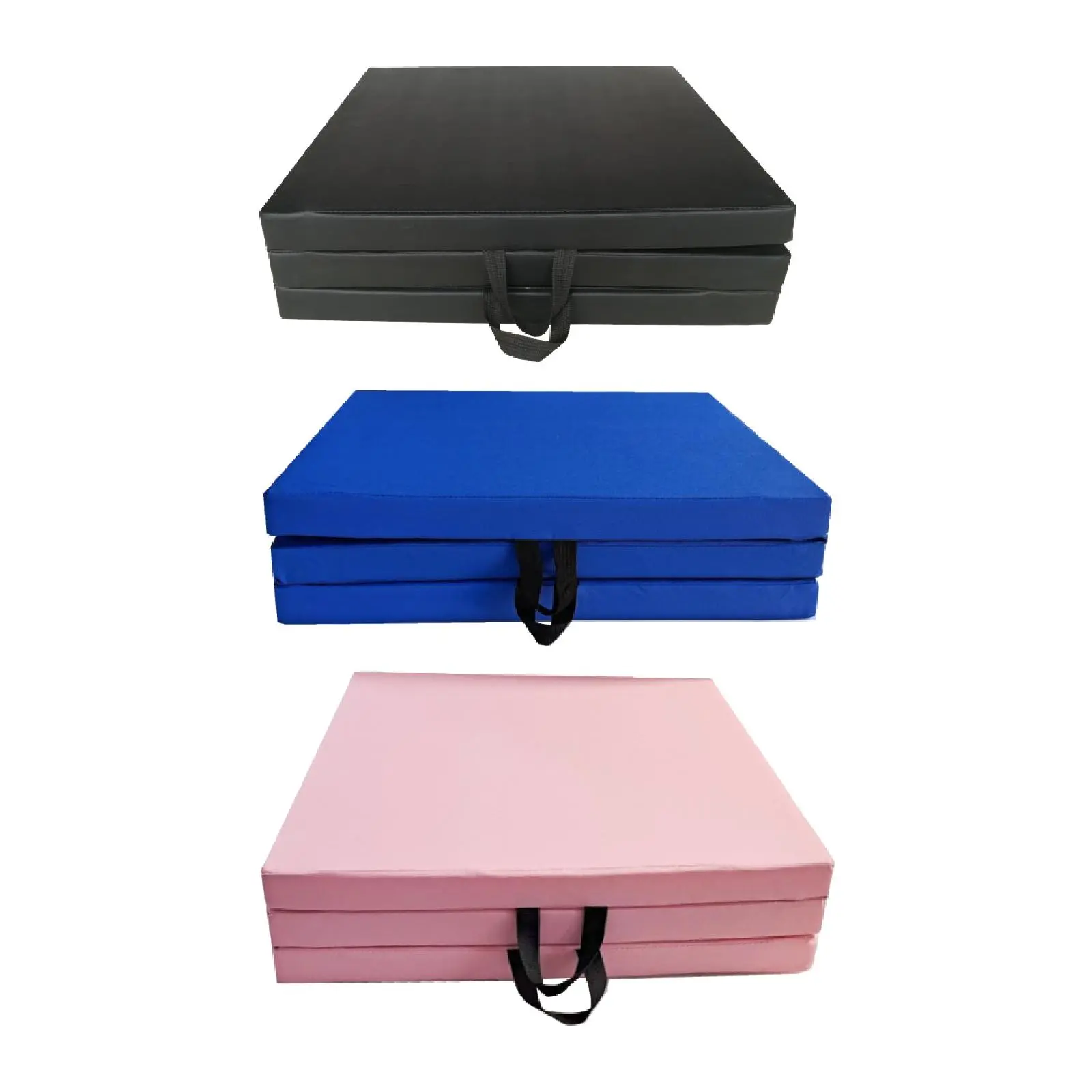 Three Fold Gymnastics Mat for Home Use with Carrying Handles Waterproof