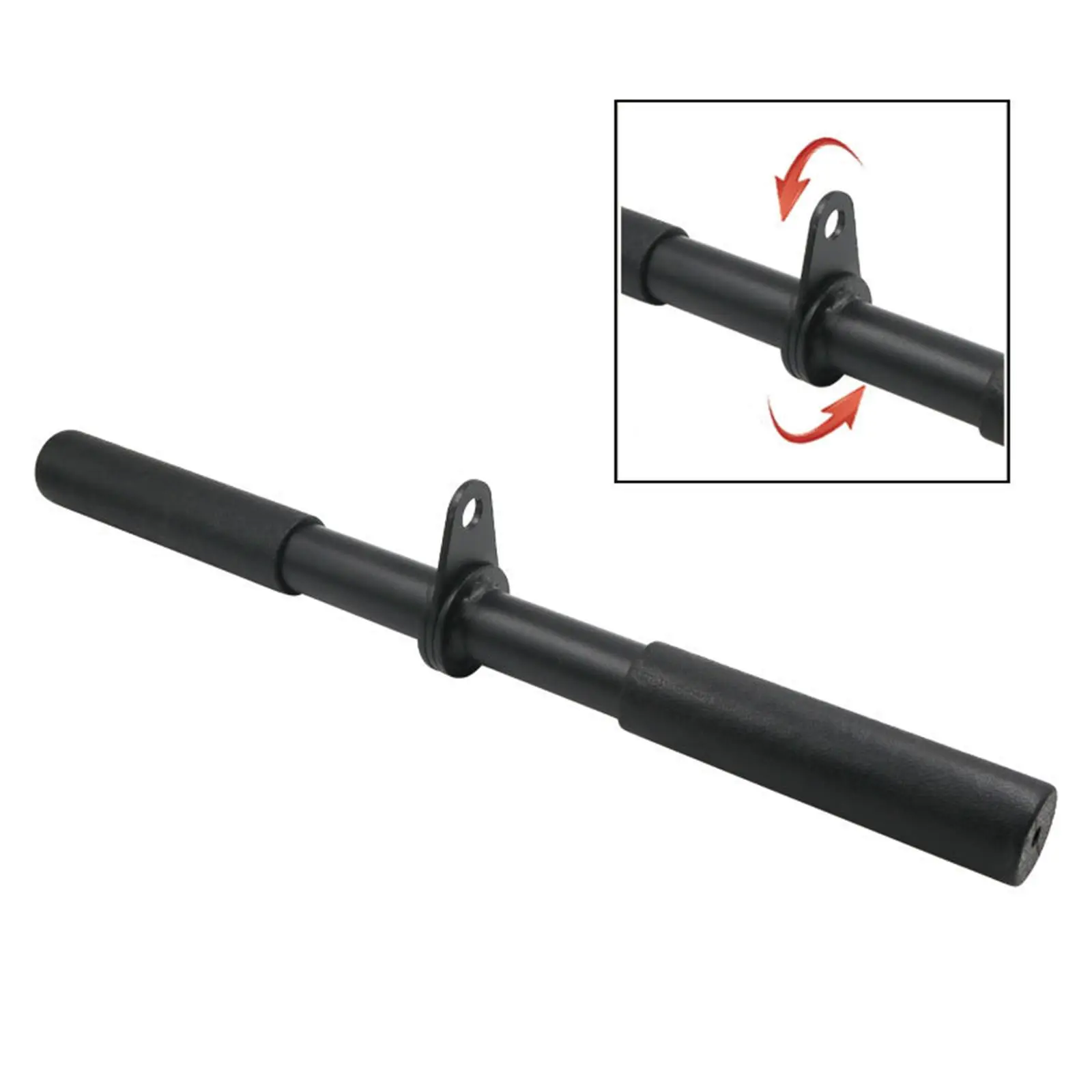 LAT Bar Cable Machine Attachment, Curl Pulldown Bar with Full Rotation
