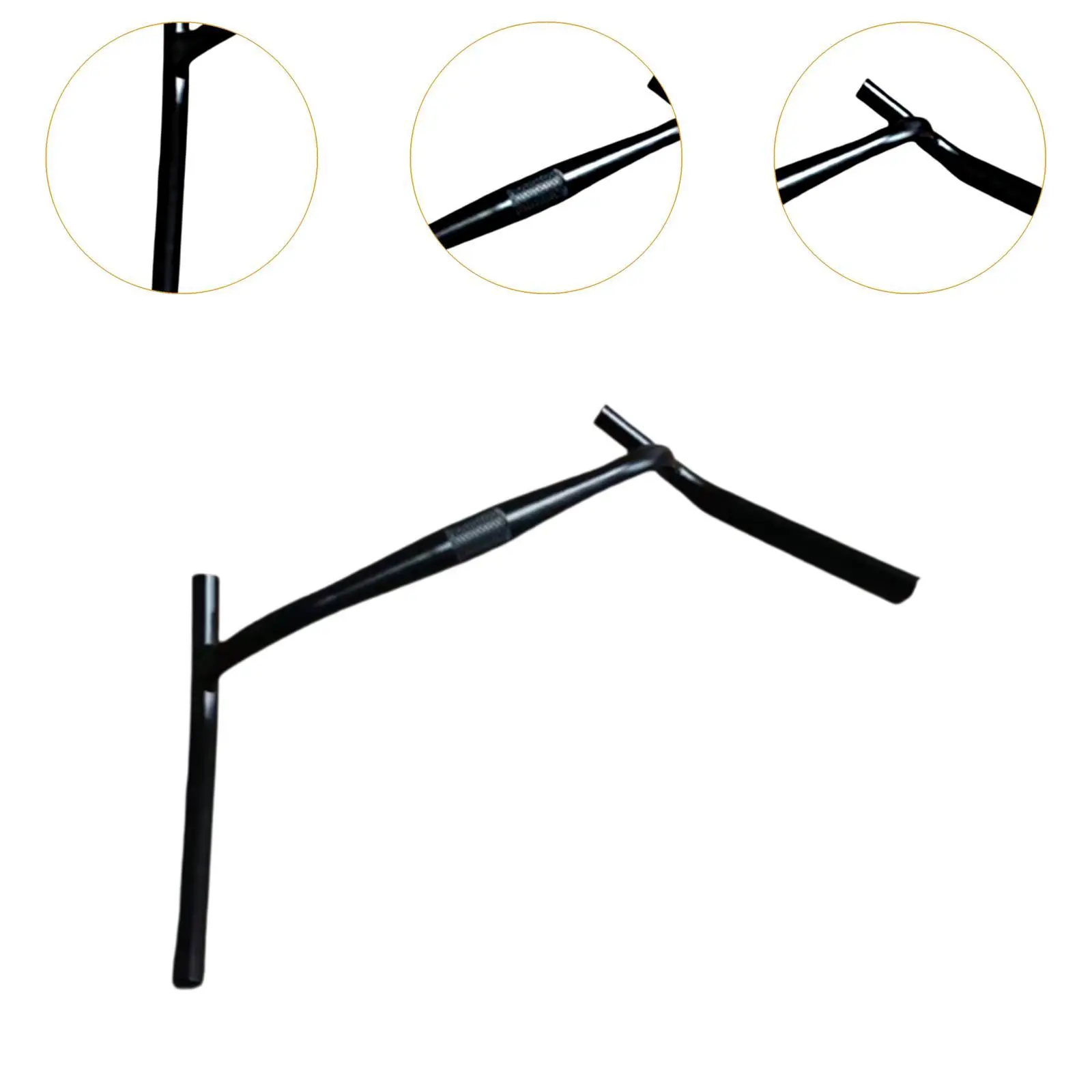 Bike Handlebar Sturdy Premium Spare Parts Replace Easy to Install Professional Accessories External Swing Angle Handlebar