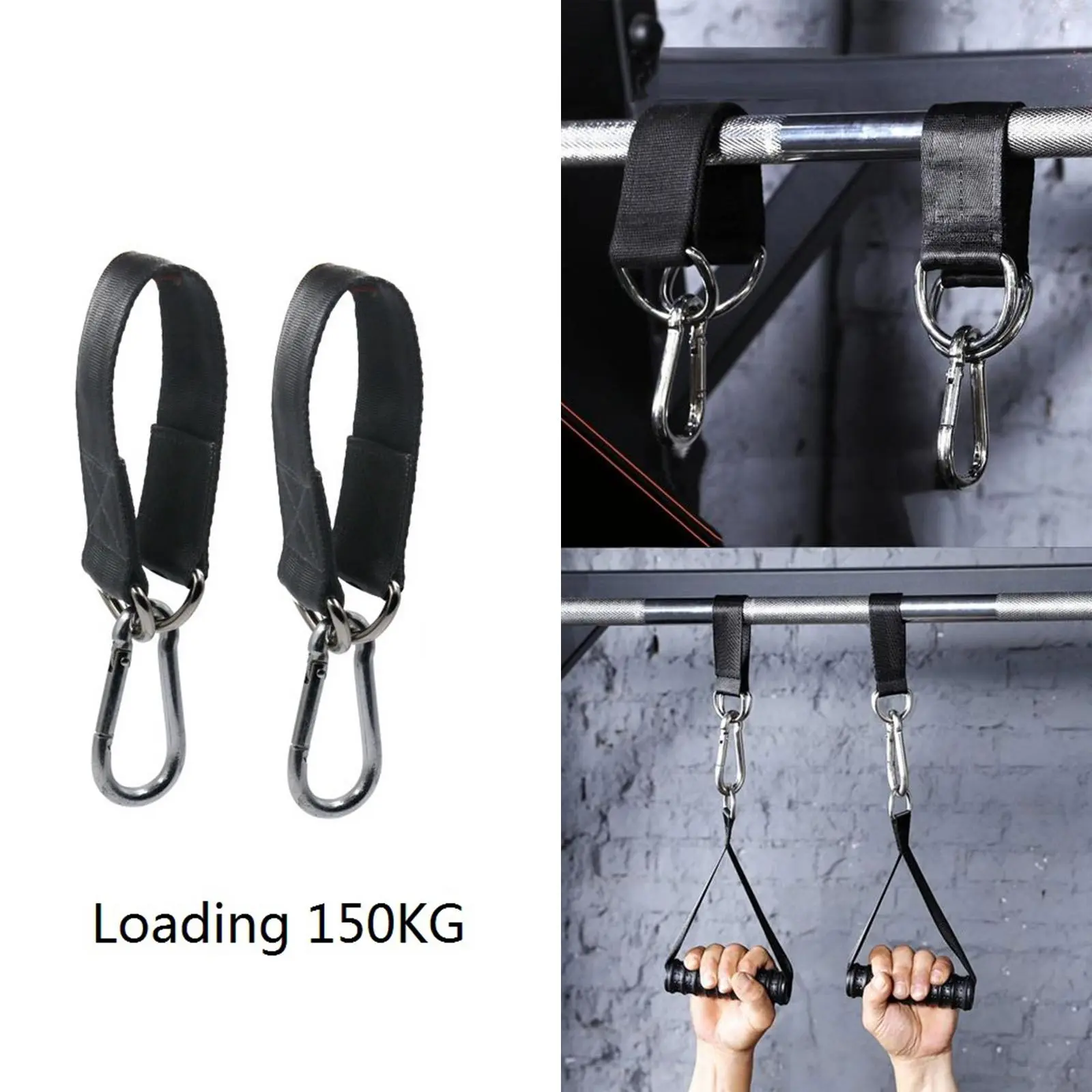 Dovewill 150kg Swing Hanging Kit Gym Hanging Strap Webbing D-