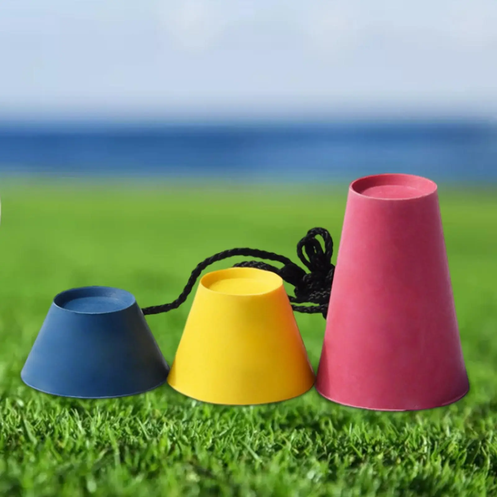 3Pcs Winter Golf Tees Practice Professional Durable Portable Bases with 3 Different Heights Reusable Golf Tee Holder for Indoor