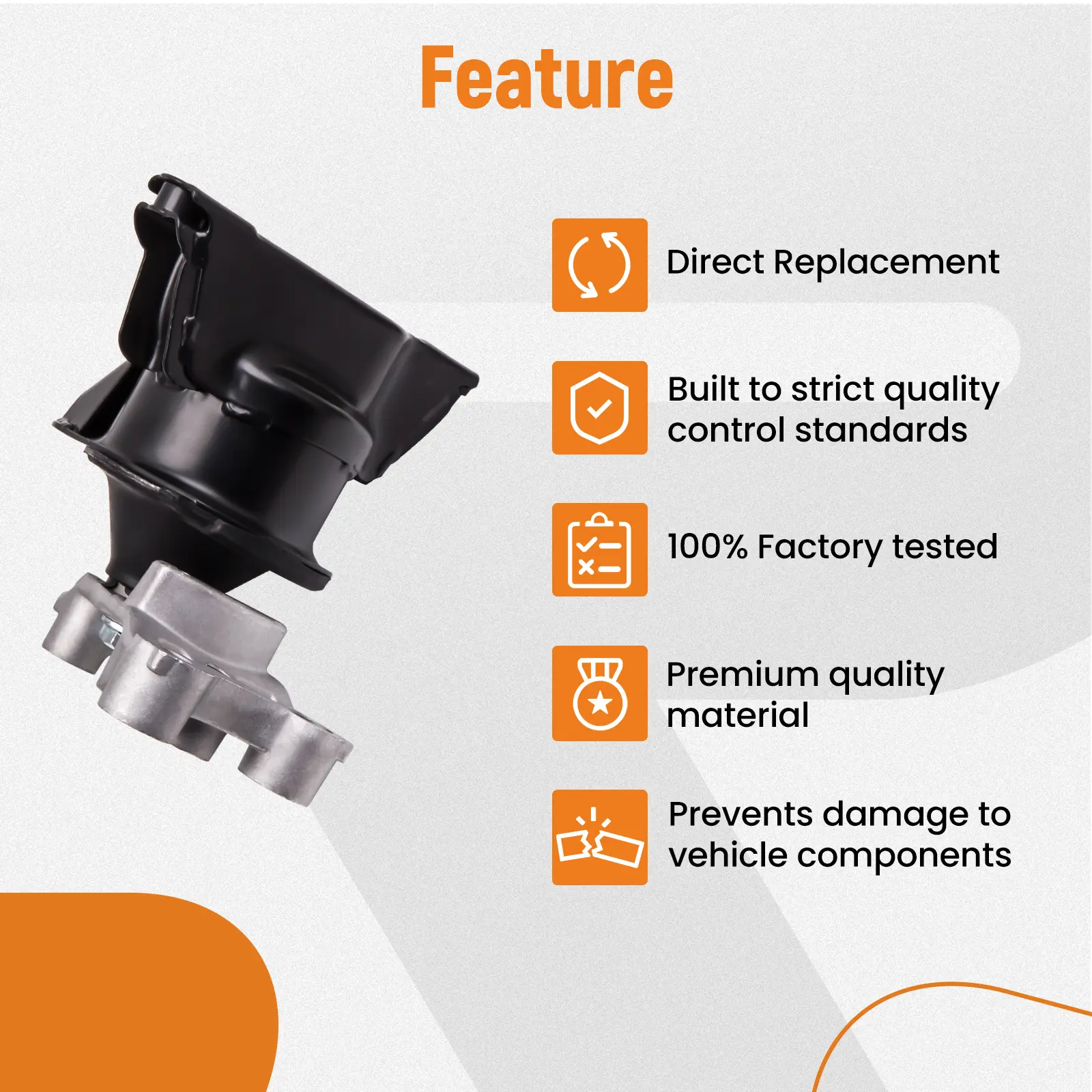 4x Motor & Trans Mount for Honda Civic 1.8L 2006-11 AT A4530 A4534 A4543 A4546
