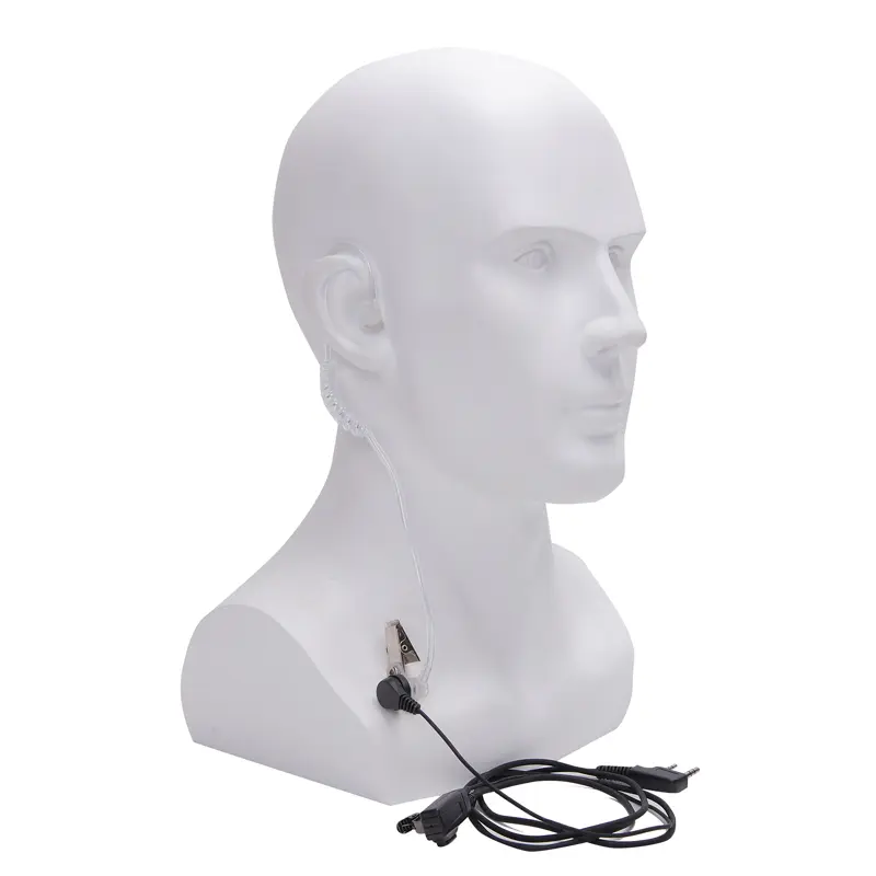 Quansheng UV-K5 Walkie Talkie Headset with Mic 2 Pin Acoustic Air Tube Earpiece UV-5R Kenwood Baofeng UV-5R UV-17 Radio UV-13Pro