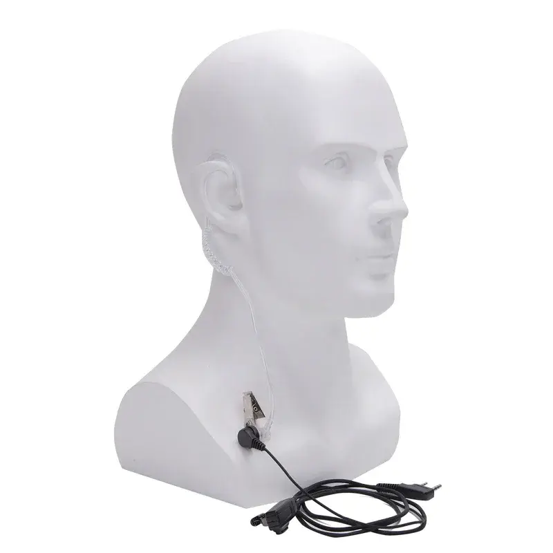 Baofeng UV-5R Walkie Talkie Headset with Mic 2 Pin Acoustic Air Tube Headset UV-18Pro Kenwood UV-13 DM-1701 UV-5RH Pro Max Radio