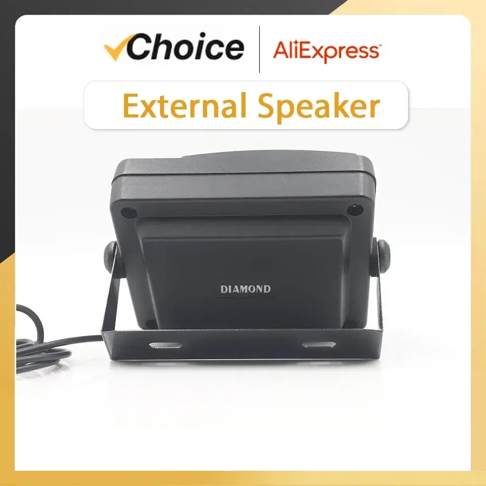 External Speaker TS-750 for Car Radio QYT KT-5000 External Loudspeaker TYT TH-9800 Mobile Radios Transceiver Radio Station 3.5mm