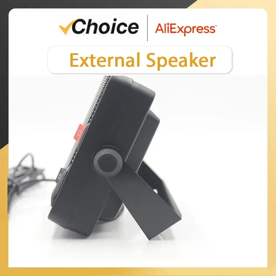 External Speaker TS-750 for Car Radio QYT KT-5000 External Loudspeaker TYT TH-9800 Mobile Radios Transceiver Radio Station 3.5mm