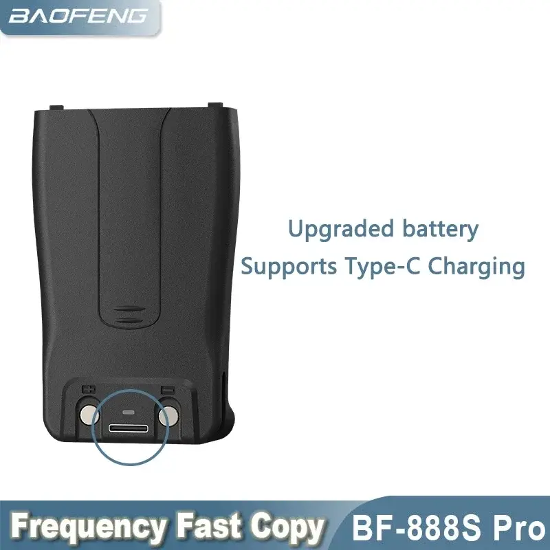 Baofeng BF-888S Pro 10pcs Walkie Talkie UHF Type-C Charge Frequency Copy Two Way Radios UHF Mini Radio Long Range CB Transceiver