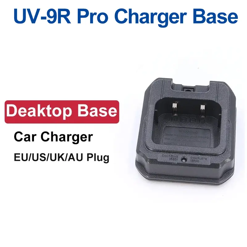 UV-9R PRO Charger Base Baofeng UV-9R Plus Battery Charger Dock UV-S22 Pro V2 UV-68 R760 UV-98 UV-82WP UV-XR GT-3WP Walkie Talkie