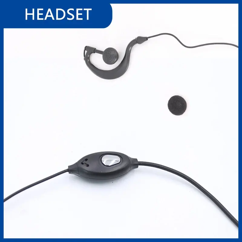 Walkie Talkie Headset QuanSheng UV-K5 Earpiece UV-K6 UV 5R Plus DM-1701 UV-13 UV-17 Pro Max Headphone Two Way Radio Accessories