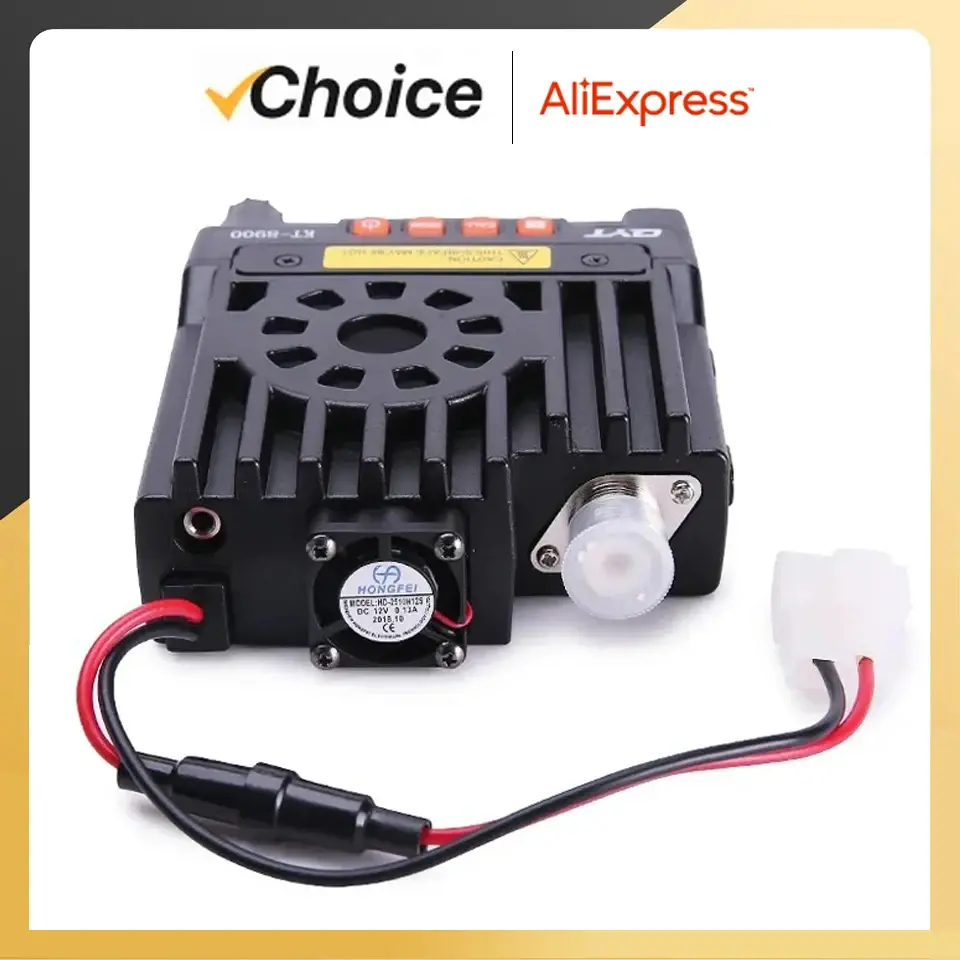 Mobile Radio QYT KT8900 Mini Mobile Radio VHF UHF Car Radio HAM Amateur Commercial Public Taxi Intercom Wireless Communication