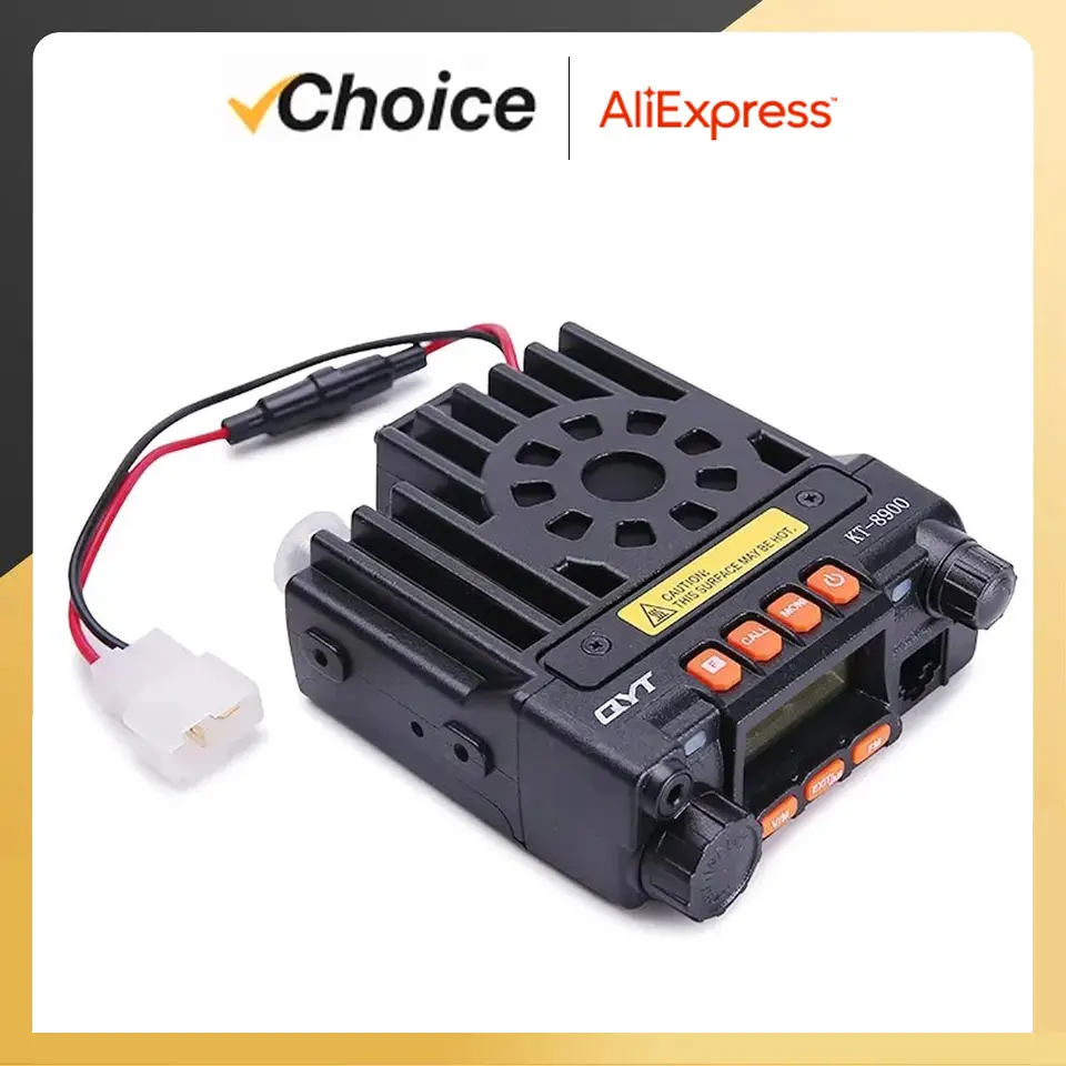Mobile Radio QYT KT8900 Mini Mobile Radio VHF UHF Car Radio HAM Amateur Commercial Public Taxi Intercom Wireless Communication