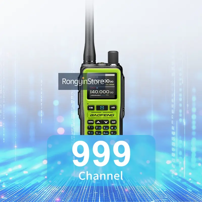 Twin Pack Baofeng UV-5R Mini Radios 5W Bluetooth Channel Dual PTT Bluetooth Programming Type-C Rechargeable VHF UHF for Camping