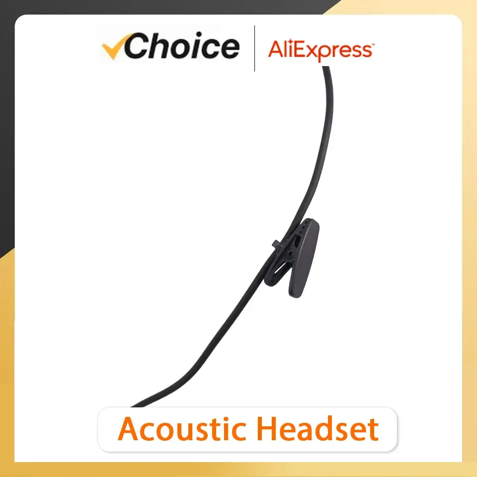 Baofeng Acoustic Headset UV68 Pro Max V2 Waterproof PTT Air-Tube Earphone UV9R Plus Earphone UV68 Pro Max V2 UV-S22 Pro V2 UV-XR