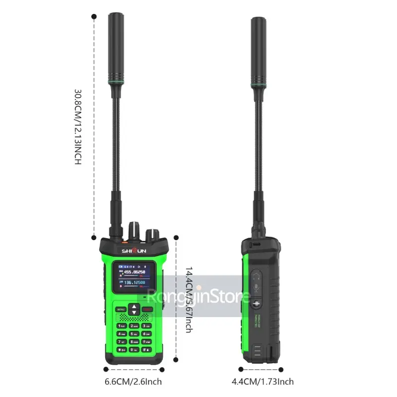 20W Walkie Talkie SQ-8500 Dual-Purpose Power Bank Strobe Lights Type-C Charging AI Noise Reduction IP54 Waterproof Two Way Radio