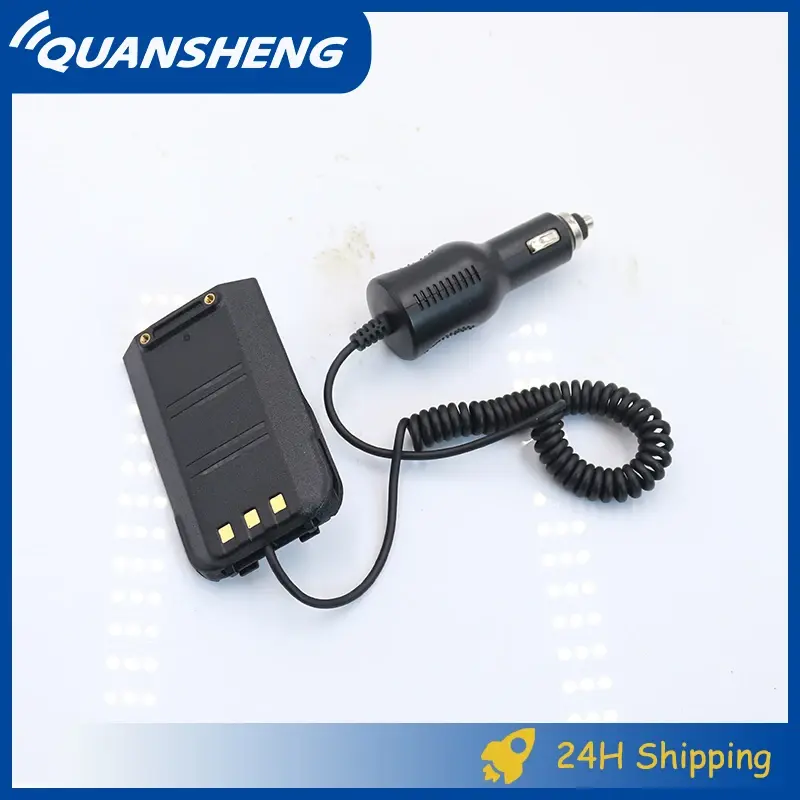 MD-380 Car Charger Battery Eliminator Vehicle Charger DC12 Walkie Talkie Accessories For TYT MD380 MD-280 UV380 RETEVIS RT3 RT3S