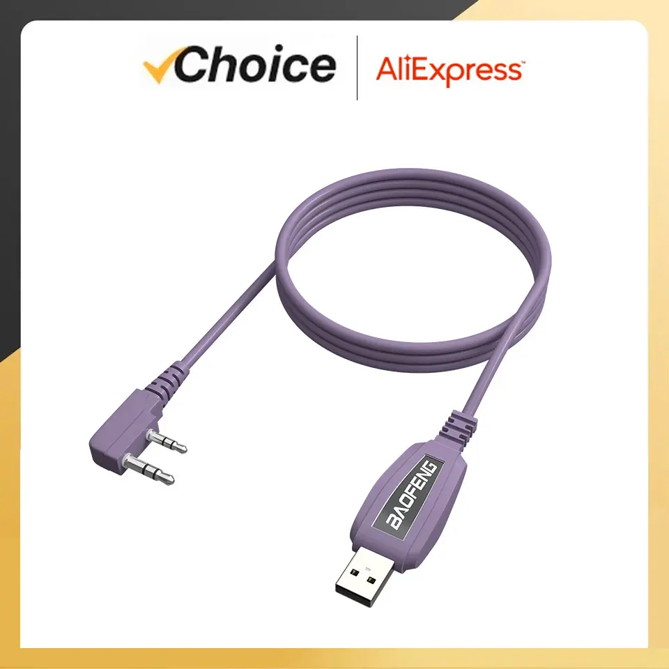 Walkie Talkie Programming Cable PL2303 Chip USB Baofeng Support Window 11 for UV17 Pro GPS UV-18 Driver Free Radios Accessories