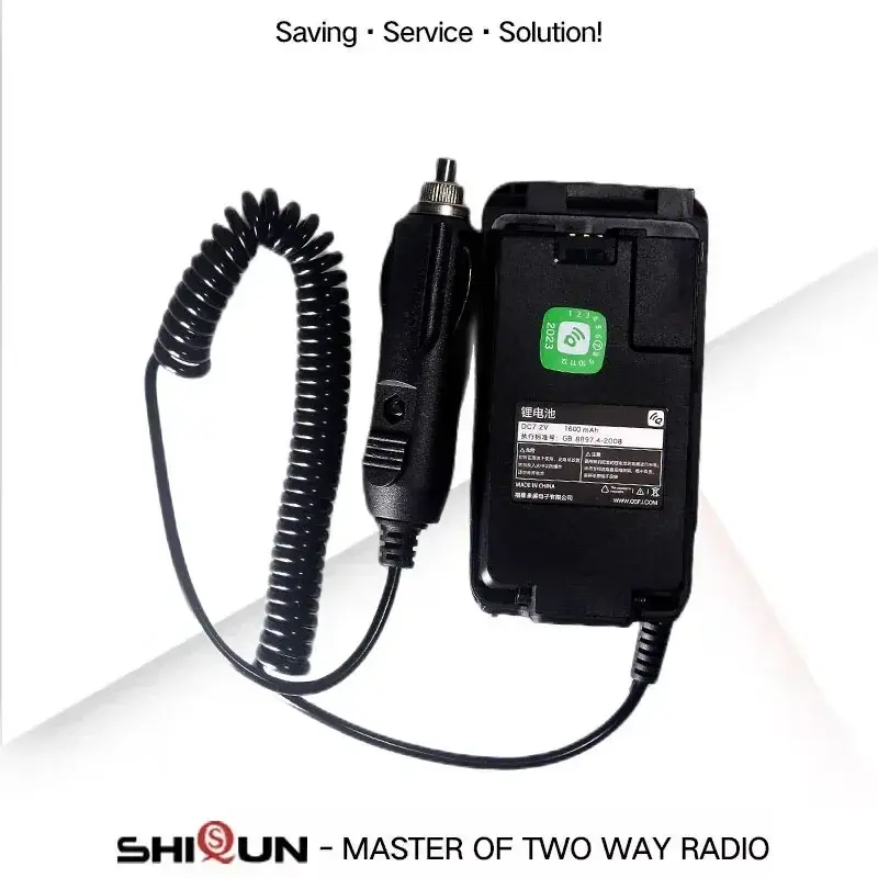 Quansheng UV-K6 Battery Eliminator Walkie Talkie Cigarette Lighter 12V-24V Car Charger UV-K5 UV-K5(8) Two Way Radios Accessories