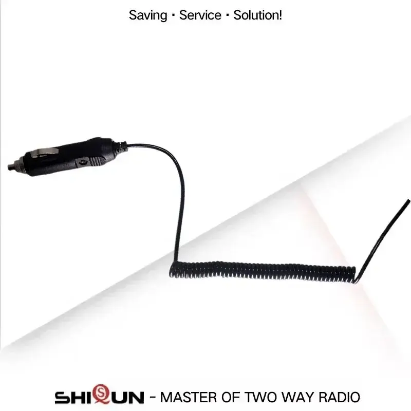 Quansheng UV-K6 Battery Eliminator Walkie Talkie Cigarette Lighter 12V-24V Car Charger UV-K5 UV-K5(8) Two Way Radios Accessories