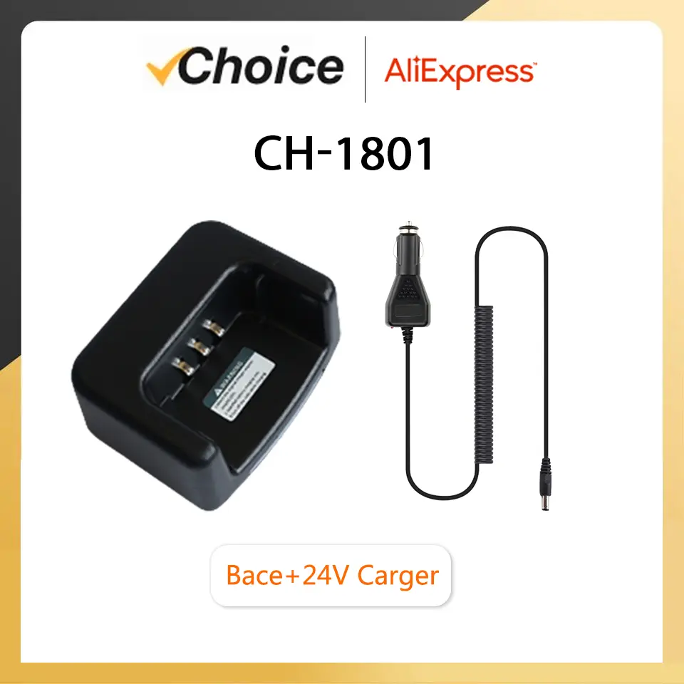 Baofeng DR-1801 Battery Charger Original DM-8 Li-ion Battery Car Charger For DM-1801UV DMR Walkie Talkie DM-860 TYT DM-760 GD-77