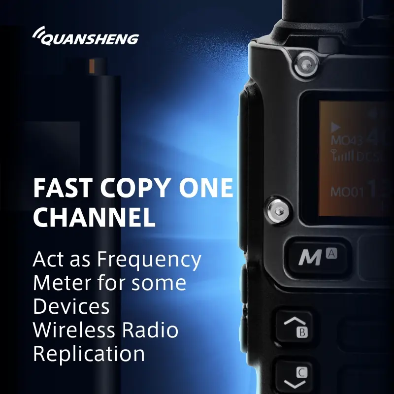 Quansheng UV-K58 5W Walkie Talkie UV-K6 UV-K5(8) Two Way Radios USB-C Direct Charge Multi-band AM/FM UHF VHF DTMF UV-K5 Upgrade
