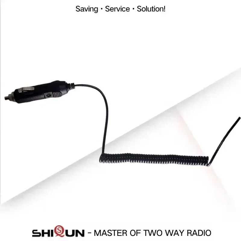 Quansheng UV-K5 Battery Eliminator 12V-24V Car Charger UV-K6 UV-5R Plus UV-K5(8) Two Way Radios Walkie Talkie Cigarette Lighter