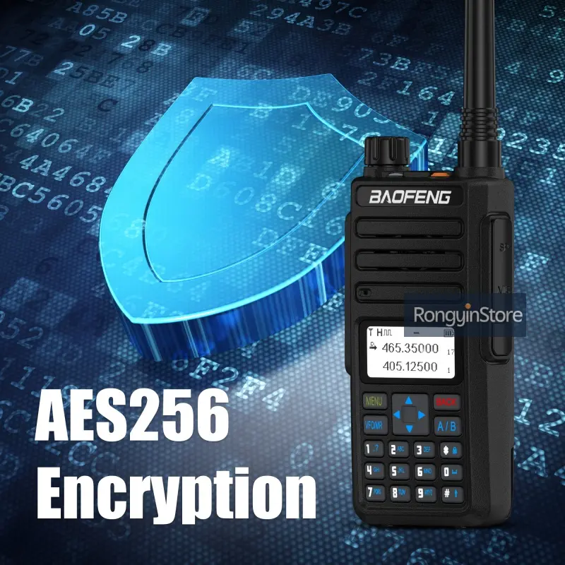 Baofeng DR-1801 DR-1801UV Walkie Talkie Dual Time Slot AES256 Digital DM-1801 Updated Dual Band 136-174 & 400-48MHz DMR CB Radio