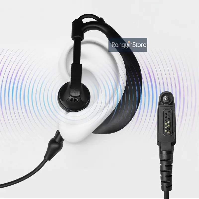 RT-880 Headset Earphone for GP328 Plus GP388 Radtel RT-880G Iradio UV-98 plus PTT UV-99 Earpiece Two Way Radio Walkie Talkie Mic