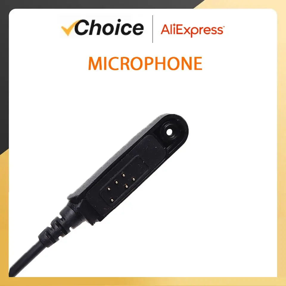 2/10PCS UV-9R Pro Speaker Baofeng UV68 Pro Max Plus Handheld Waterproof Microphone MIC BaoFeng UV-9G UV-XR GT-3WP Walkie Talkie