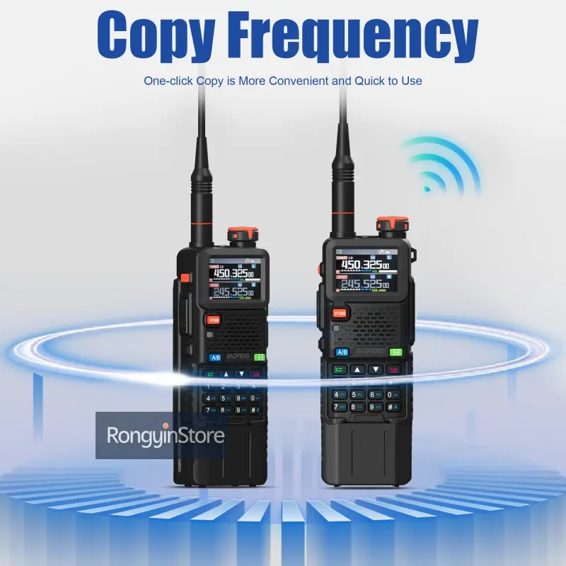 Baofeng UV-5RH PRO GPS Long Battery Original Walkie Talkie Multi Band NOAA Wirless Copy Frequency USB-C Long Range Two Way Radio