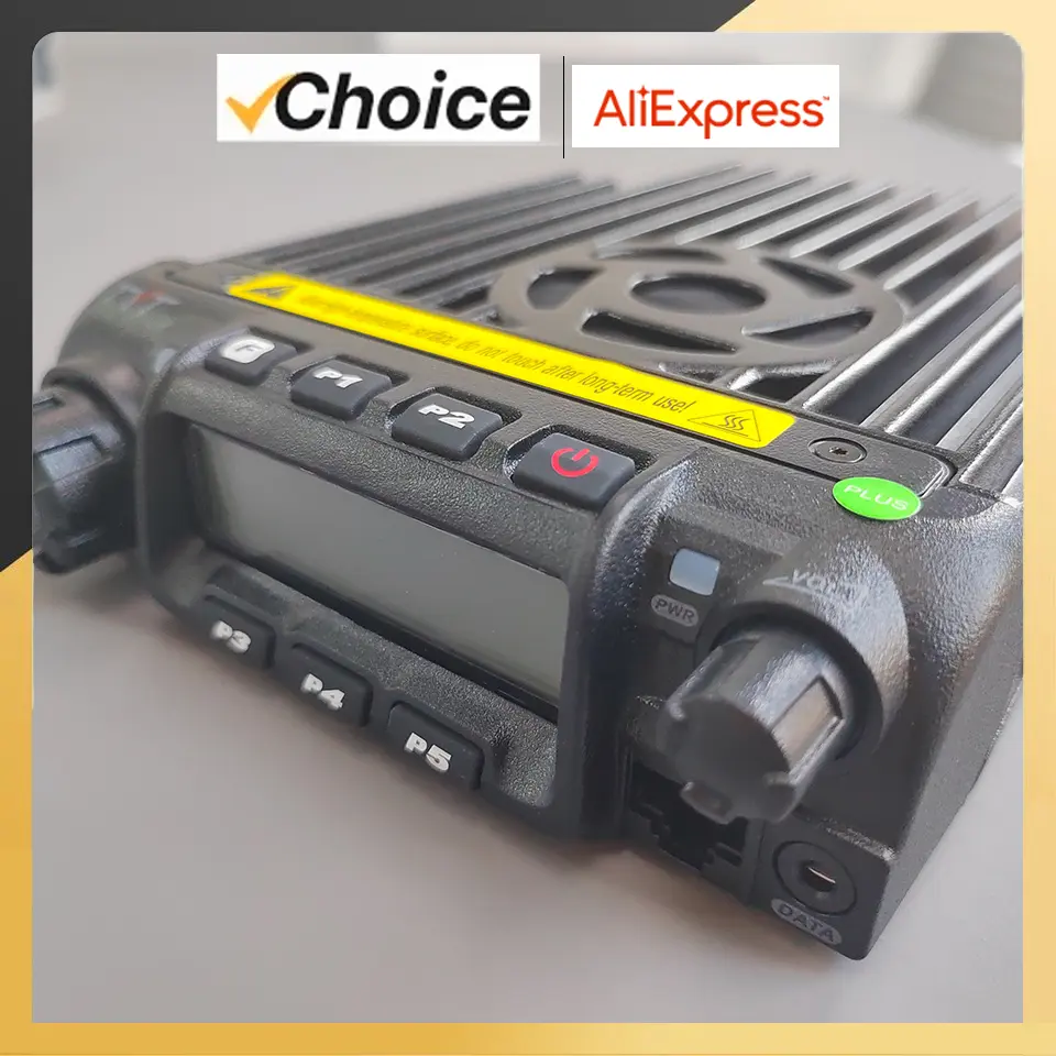 TYT Car Radio TH-9000D Plus Mobile Station VHF136-174/220-260MHz UHF400-490MHz Long Range 60W 45W Long Range Car Walkie Talkies