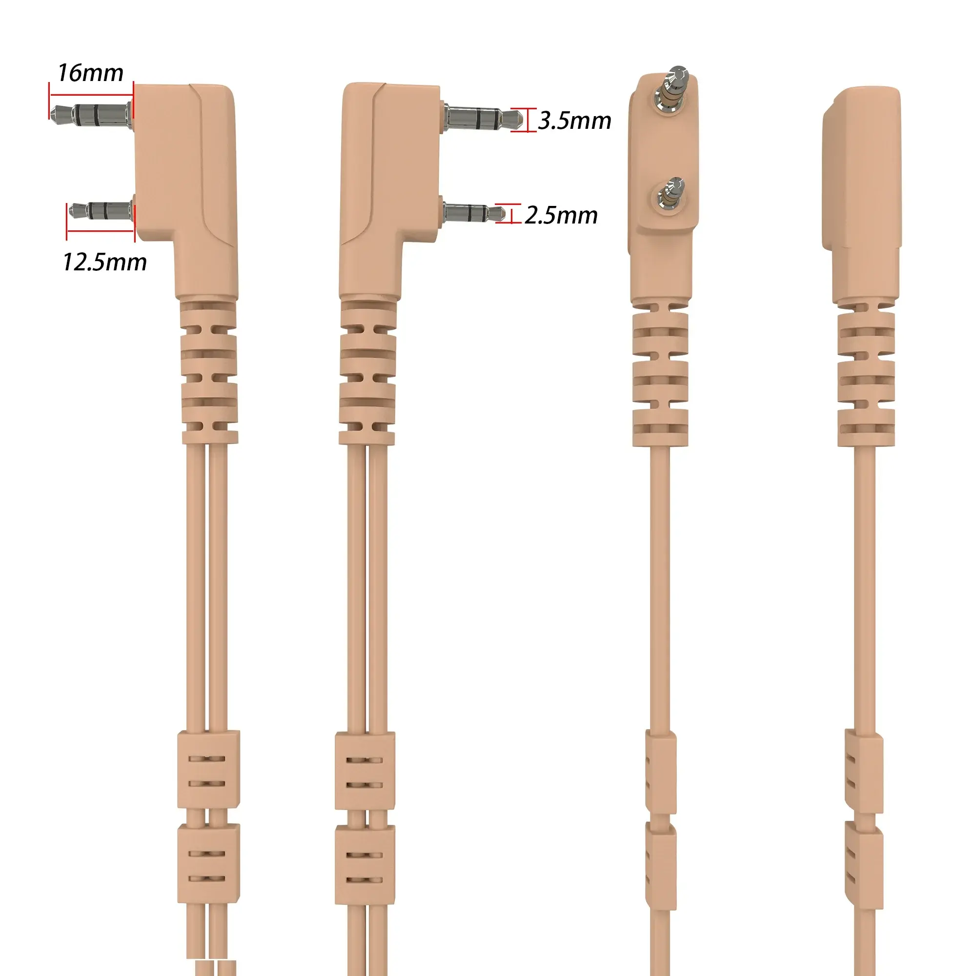 Walkie Talkie DM-32 Earpiece Acoustic UV-32 Headset 2Pin K Type For Baofeng DM-1701 UV-K5 UV-K6 Kenwood TH-D7 Radio Accessories