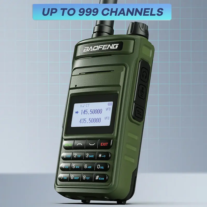 P15UV Baofeng Walkie Talkie Six-Band Type-C Charge UV-15 Pro Max V2 Long Range Communication Radio 999 Channel UV-999 Pro Max V2